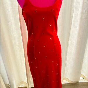 RANDY-KEMPER early 90’s vintage red dress